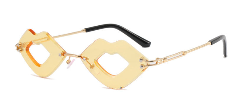 Wholesale Lip Cut Edge Metal PC Sunglasses